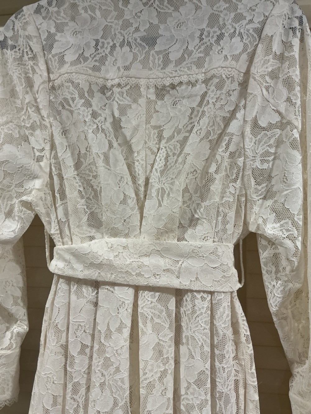 NWOT Zimmermann Cream Floral Lace Buttoned Midi Dress, Size AU 2 = M - Picture 8 of 10